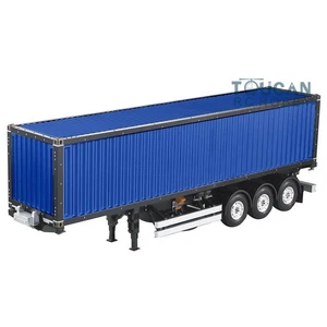TOUCANRC 1/14 Painted RC 40ft Chassis Container for Semi Truck Tractor Trailer - Picture 1 of 3