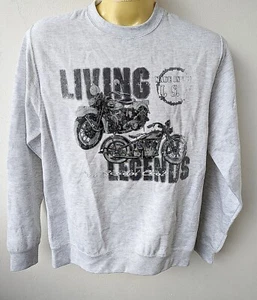 Sudadera Living Legends Pullover Vintage XL SOL`S Harley Old School - Imagen 1 de 2