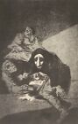 Les Caprices Francisco Goya (1746-1828) El Vergonzoso héliogravure vers 1970