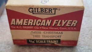 Coche de transporte árbol de Navidad American Flyer 24558 con caja original American Flyer - Imagen 1 de 12