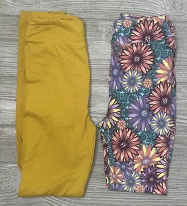 NEW Vintage LuLaRoe L/XL Kids Leggings Multicolored Geometric Aztec Floral - Picture 1 of 1