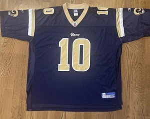 Los Angeles Rams Marc Bulger maglia uomo taglia 2XL Reebok blu - Foto 1 di 7