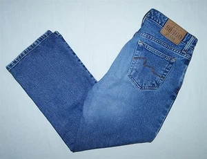 Pantalones de mezclilla para mujer Bongo Capri Junior 7 algodón desteñido azul - Imagen 1 de 7
