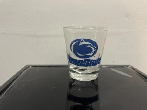 PENN STATE UNIVERSITY 2oz. LOGO SHOT GLASS NEW & OFFICIALLY LICENSED Cover