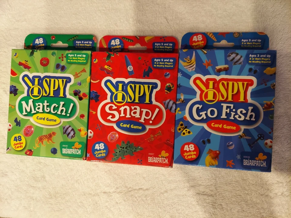 Briarpatch I Spy Match Go Fish Snap 48 Jumbo Cards Game New - Image 1 of 2
