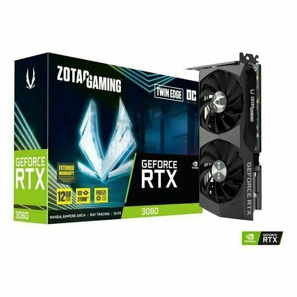 ZOTAC NVIDIA GeForce RTX 3060 12GB Memory Computer Graphics Cards