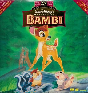 Walt Disney's BAMBI Laserdisc LD 55th Anniversary - Picture 1 of 1