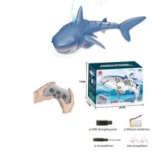 New RC Smart Shark Whale Water Toy-Spray Water Remote Controlled Boat Submarine - Picture 1 of 13