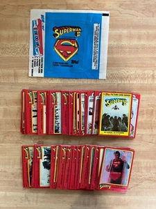 1981 Topps Superman 2 The Movie 88 Card Set with Wrapper ExMt/NrMt - Picture 1 of 3