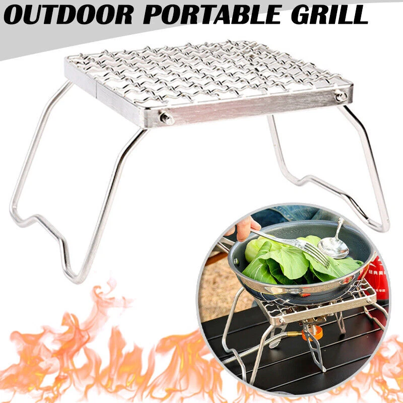 Barbeque Grill Outdoor Kisangel Stainless Steel BBQ Warming Rack ...