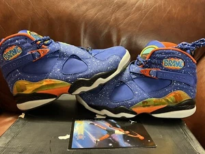 Nike Air Jordan 8 DB Doernbecher Travis Reimagined Cement DMP Playoff Sz 9.5 New - Picture 1 of 8