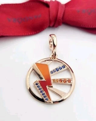 NEW Genuine Pandora ME LIGHT ME UP MEDALLION Charm 789693C01 Rose Gold Plated - image 1 of 4