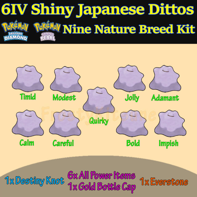 Shiny JP Ditto 6IV with Destiny Knot | Pokemon Brilliant Diamond Shining  Pearl