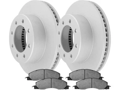 Kit de pastillas de freno y rotor delanteros HQ 17296WHZP para Dodge Ram 3500 2009-2010 Foto 1 de 2