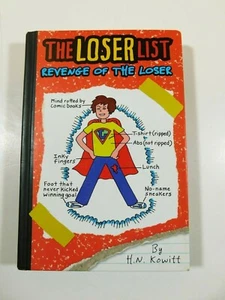 The Loser List: Revenge Of The Loser by H.N. Kowitt - Book 2 Hardcover VERY GOOD - Picture 1 of 3