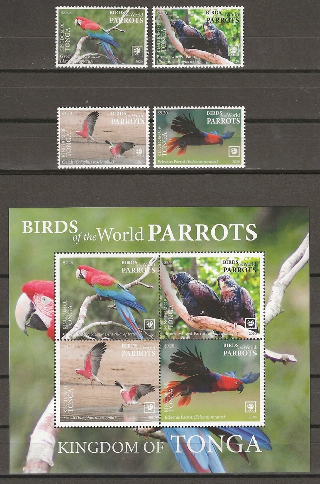 TONGA 2020 SG 1919 + 1922 + MS 1922a MNH - Image 1 of 1