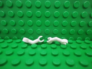 Lego Mini Figura 2 Blanco Doblado Mecánico Robot Brazos NUEVO - Imagen 1 de 1
