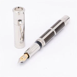 Graf von Faber-Castell Pen of the Year 2007 versteinertes Holz Füller 18K M - Bild 1 von 5