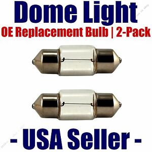 Dome Light Bulb 2-Pack OE Replacement - Fits Listed Audi Vehicles - 6411