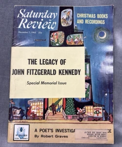 SATURDAY REVIEW Magazine December 7 1963 JFK Memorial Issue - Picture 1 of 5