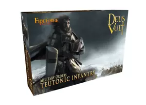 28mm Deus Vult: Teutonic Infantry Miniature Figures Fireforge Games G5 - Picture 1 of 3