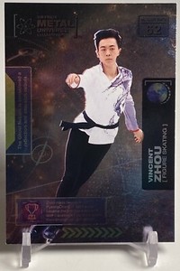 2021 Skybox Metal Universe Champions Vincent Zhou Trading Card #62 W/Top Loader