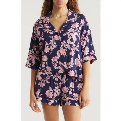 Conjunto de pijama corto PAPINELLE Abigail cachemir talla XL Foto 1 de 4