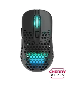 NEW! CHERRY XTRFY M42 RGB PREMIUM Wireless Ultra Light Gaming Mouse Black - Picture 1 of 7