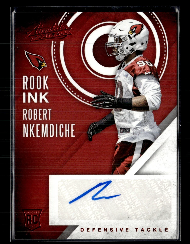 Robert Nkemdiche 2016 Absolute Rook Ink Red Auto - Image 1 of 2