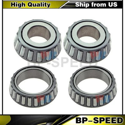 4 cojinetes de rueda delanteros interiores exteriores para Ford E-150 4,6 L 5,4 L Foto 1 de 4