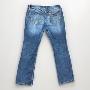 Wrangler Jeans donna TG 17 34x32 stivaletto taglio western cowgirl 09MWZMS - Foto 1 di 8