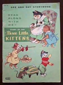 The Story Of The Three Little Kittens (Read Along With Me Series) Book 1962 USA - Picture 1 of 10