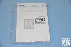 Appareil photo numérique Nikon D90 OEM manuel d'utilisation - espagnol - Photo 1/3