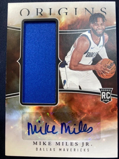 2023-24 Origins #RJA-MMJ Mike Miles Jr Rookie Jersey Auto Mavericks - Image 1 of 1