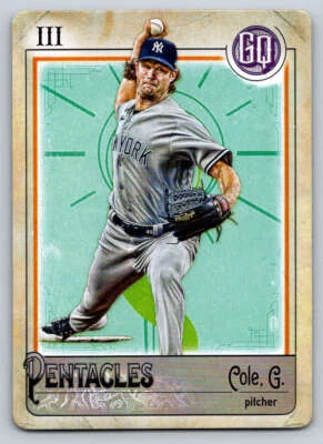 2021 Topps Gypsy Queen Tarot of the Diamond #TOD4 Gerrit Cole (ref 215429) - Image 1 of 2