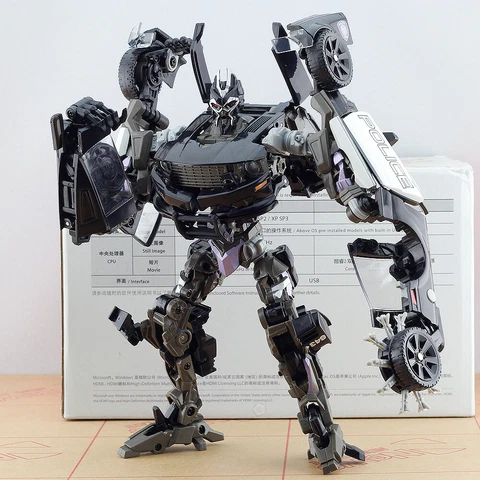 New In Stock Robot Barricade Police Car Human Alliance Action Figure 8" Kids Toy Cover