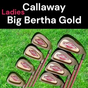 [Ladies / Callaway] Big Bertha Gold Iron Set 8pcs 5-Pw+Aw+Sw Flex L SUPER BBI UL - Picture 1 of 10