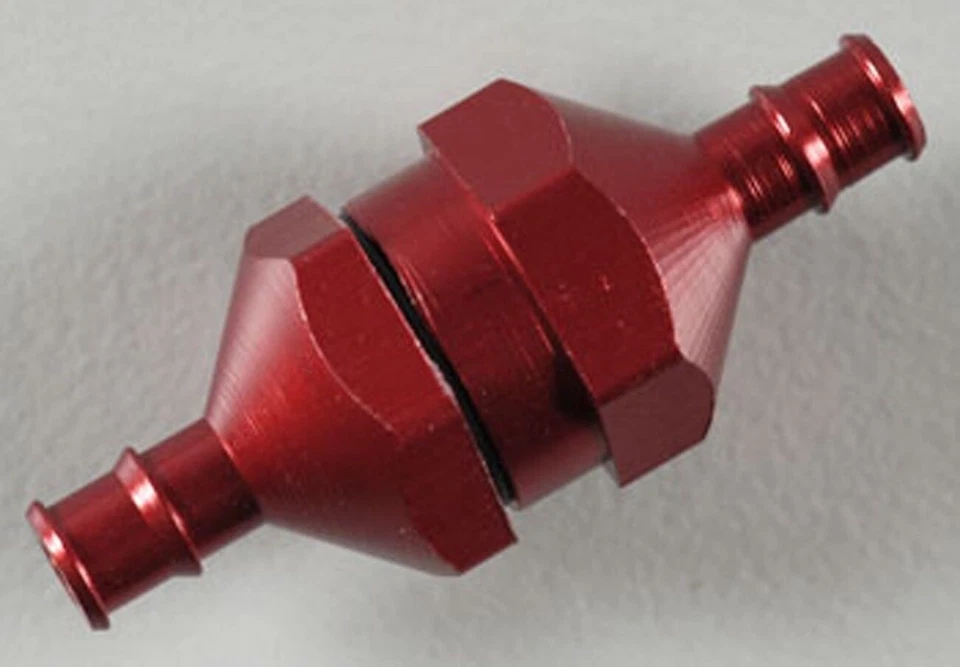 DuBro 2307 In-Line Fuel Filter Red # DUBC2307 - Image 1 of 1
