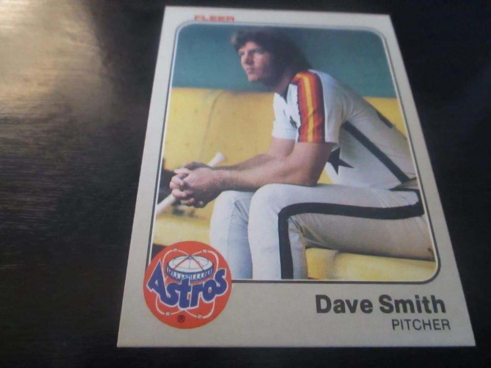 dave smith (houston astros - pitcher) 1983  fleer CARD #466 MINT CONDITION - Image 1 of 1