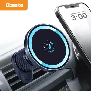 Obaska MagSafe Support Téléphone Support Voiture Magnétique pour iPhone 16 Pro Max 15 14 13 12 - Photo 1 sur 8