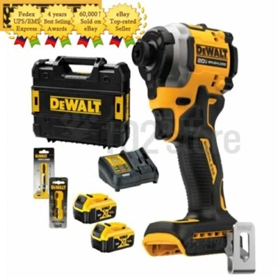 Dewalt DCF850P2A 20V Max 5.0Ah 1/4in Brushless Cordless Impact Driver 2 Battery - Image 1 of 4