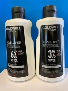 Goldwell Topchic Cream Developer 33.8oz Authentic (Choose Volume) - Picture 1 of 2