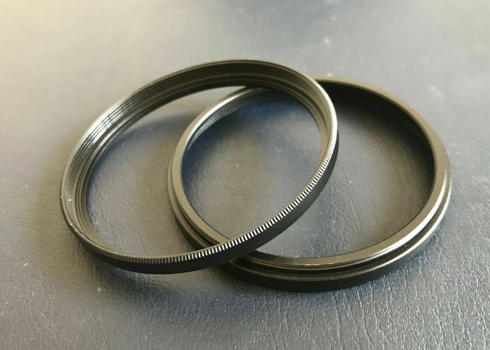 2 pcs Step Spacer Tube Filter Extension Ring Adapter 55mm 58mm 67mm 77mm - Image 1 of 3