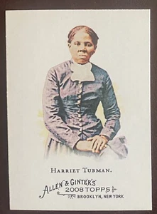 2008 Topps Allen Ginter HARRIET TUBMAN #183 Abolitionist - Picture 1 of 2