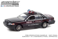 Greenlight 1/64 2001 Ford Crown Victoria Police Car Test & Evaluation Car 42970D