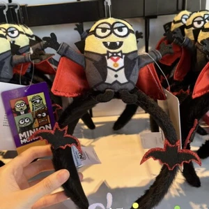 Authentic 2022 Halloween Minions Vampire Dave’acula Headband Universal Studios - Picture 1 of 4
