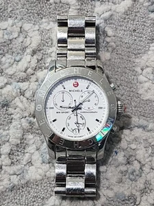 Reloj Michele Damas Esfera Blanca Cronógrafo Fecha MW03Q00A0001 MW DEPORTIVO LEER 1ª - Imagen 1 de 8