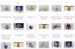 ADORNOS COLECCIONABLES DISNEY (nuevos) ELIGE TU FAVORITO - Imagen 1 de 19