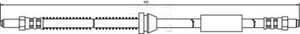 APEC FRONT LEFT OR RIGHT BRAKE HOSE FOR FORD FIESTA - Picture 1 of 4