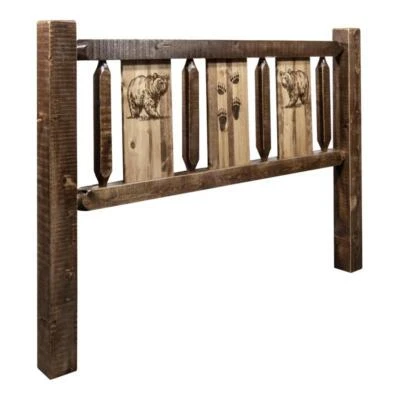 Montana Woodworks Homestead Handcrafted Wood California King Headboard in Brown - Image 1 of 3